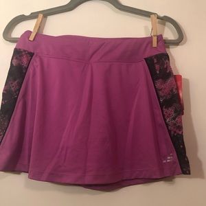 3/$10 NWT Exercise BCG Purple & Black Tennis Skort